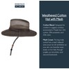 Dorfman Pacific Co. Men's Weathered Cotton Big Brim with Mesh,