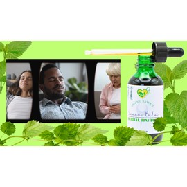 Heart What You Love Lemon Balm Tincture Power Liquid Herb Drops Organic Natural Calm 2 oz Bottle