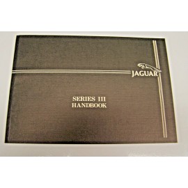 Jaguar XJ6 Series 3 Owners Manual  XJ6 Series III new original owners handbook
