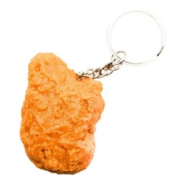 Orange Realistic Chicken Nuggets Key Chain, Creative Imitation food Car Keychain Fun Cute Fried Chicken Nugget Key Ring for Suitcases Handbag Purse Keys Accessories Keyrings, Keychains and Charms