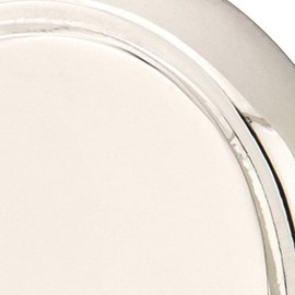 Emtek Traditional Brass Double Hook with Matching Finish Rosette - Choice of 9 Finishes - 26090US14 - Regular (00) - Polished Nickel - Lifetime (US14)