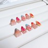 30pcs French Tip Press on Nails Medium Almond Fake Nails