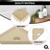 Questech 5" Corner Shower Footrest, Lugged for New Construction, Shaving