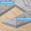 Duzzy Flexible Baseboard Molding Trim, 4 Inch(W) x 40 Feet(L)