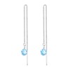 Elli Women 925 Sterling Silver Xilion Cut Crystal Earrings, Silver