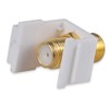 Coaxial Wall Plate, Conshine F-Connector Keystone Jack for TV Coax