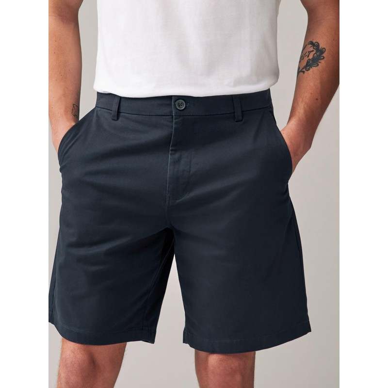 NEXT 2er-Pack Chino-Shorts mit Stretch Navy/Charcoal 36