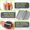 EZONEDEAL Fruit Peeler Ultra Sharp Double Finger Peeler Cutter Fruit