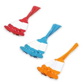 Hyeopseong PVC Name Bands - Orange, Red, Blue (100 Pcs) Wrist & Hospital Bands Patient Band Blue