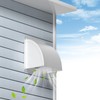4 Inch Dryer Vent Cover Outside, HG Power Metal Exterior
