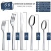 Silverware Set, Hunnycook 60-piece Silverware Set for 12, Stainless Steel