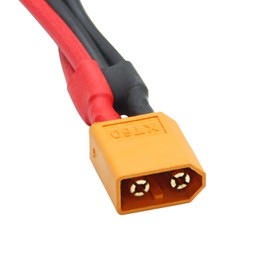 Maixbomr Short XT60 Parallel Battery Connector Cable,14AWG 1 Male to 2 Female Y Splitter Adapter Cable,10cm/3.93inch for RC Multicopter Quadcopter