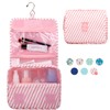 Narwey Hanging Travel Toiletry Bag Cosmetic Make up Organizer for