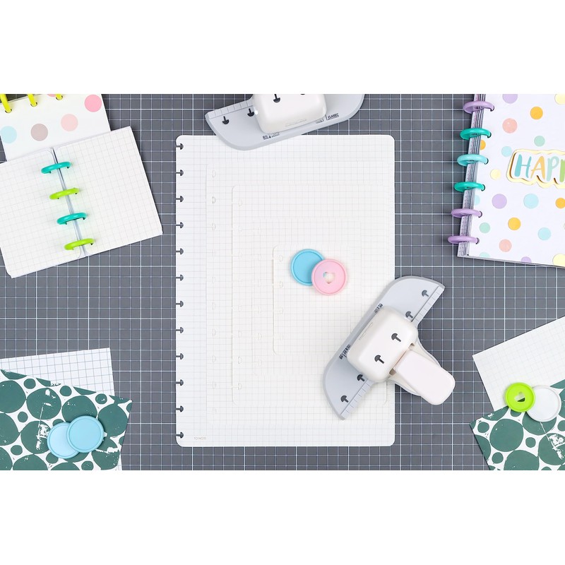 Bira Craft Mushroom Disc Bound Hole Punch, 4 Sheet Capacity,