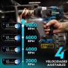 3/4'' Llave Impacto Inalámbrica Sin Escobillas Gisam W4030
