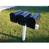 Handy Post for 3 XL Mailboxes, 42-in x 40-in, Heavy