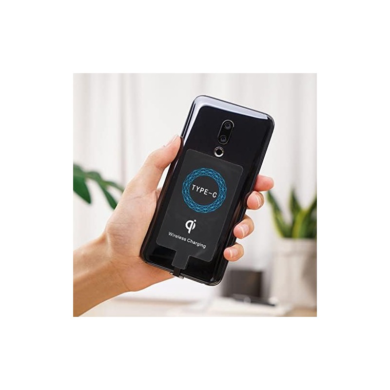 Yunseity Cargador inalámbrico Q I 2PCS para teléfono móvil Compatible
