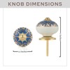 Rasiya Art Ceramic Boho Drawer Knobs- Countryside Handmade Ceramic Dresser