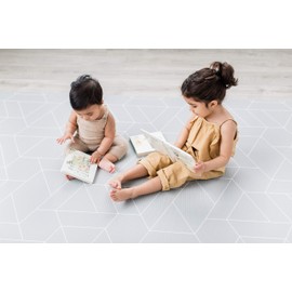 LITTLE Bot Ofie mat, Baby Play mat, Soft Foam mat, Durable and Non-Toxic (Oracle + Zen line, Large)