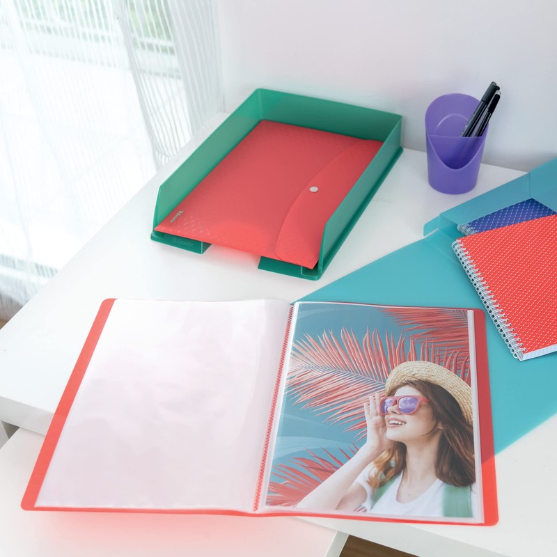 Esselte A4 Box File, Holds 200 Sheets, 25mm Spine, Translucent