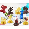 8Pcs Football 1st Birthday Honeycomb Centerpieces Baby Shower Rookie of