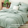 CozyLux CozyLux Queen Comforter Set 7 Pieces Bed in a