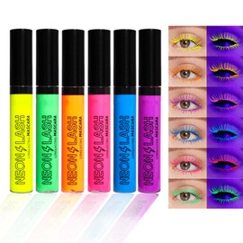 Máscara de 6 colores para pestañasLa máscara de colores te hace tener ojos grandes y brillantes, creando looks coloridos, vibrantes y encantadores....