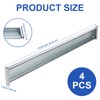 Dinifee 4 Pack Front-to-Back File Drawer Rails for Hanging File
