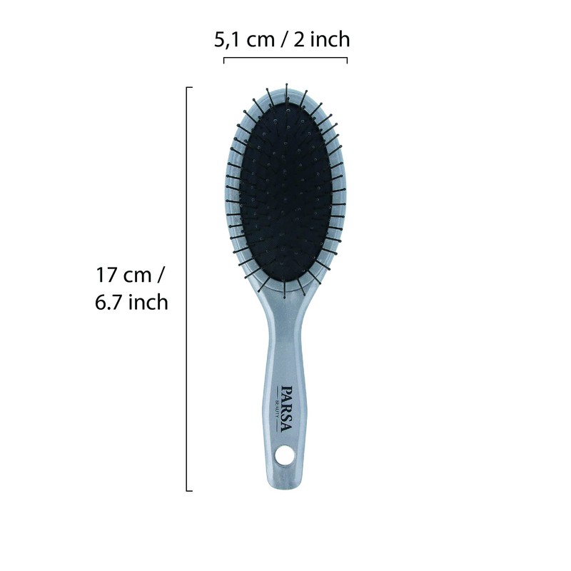 PARSA Beauty Pocket Brush Unicolor Mini Hair Brush Small with