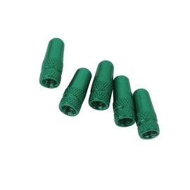 NAMVO 5pcs Bicycle Presta Wheel Rims Tyre Stem Air Valve Caps Dust Cover - Green