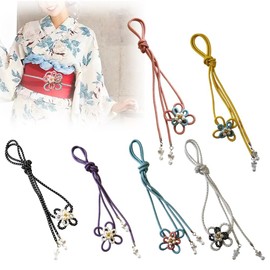 Gitvirgo Obi Fastening Belt Decoration, Accessories, For Yukata, Pearl Beaded, Women's, Kimono, For Furisodes, Visiting Wear, Coming Of Age Ceremonies, Weddings, Graduation Ceremonies, Shichi-Go-San,