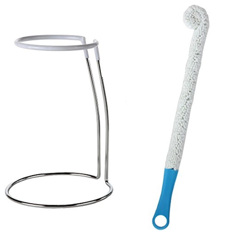 Lily's Home Wine Decanter Drying Stand with Rubber Coated Top