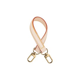 KIYOMIL Genuine Vachetta Purse Leather Handle Strap Replacement for Bucket Bags,Hand Strap Fit for Neonoe Handbag(APRICOT-Width:0.7in&Length:14.5in)