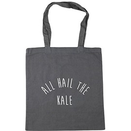 Hippowarehouse All hail the kale Tote Shopping Gym Beach Bag 42cm x38cm, 10 litres