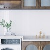 VaryPaper 10 Sheets 12''x12'' White Peel and Stick Backsplash for