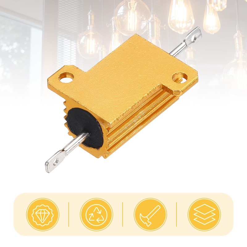QUARKZMAN Pack of 3 25 W 60 Ohm 5% Aluminium