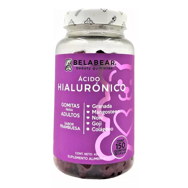 Solanum Belabear Acido Hialuronico 150 Gomitas Sfn Sabor Frambuesa