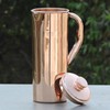 Pure Copper Jug 1 Liter Capacity for Ayurveda Health Benefits