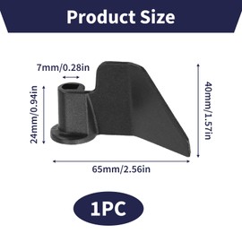 Bread Maker Paddle, Breadmaker Paddle Universal, Non-Stick Teflon Coated Carbon Steel Kneading Paddle for Bread Machines, Durable Stainless Steel Mixing Paddle Replacement, Versatile Kitchen Accessory