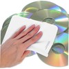 KONTONTY 5Pcs CD Cleaning Cloths Scratch Microfiber Wipes for Enhanced