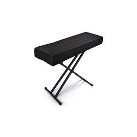 Piano Keyboard Dust Cover, 88 Keys Piano Music Keyboard Dirt Proof Cover Stretchy Electronic Keyboard Piano Cover Electronic Keyboard Cover,with Elastic Cord Locking Clasp- Black (76-88 Keys)