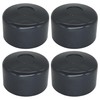 SKIR'CO Pack of 4 Fence Post Caps Round 51 mm