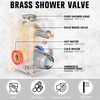 10 Inch Rainfall Shower System - Wall Mounted Complete Combo