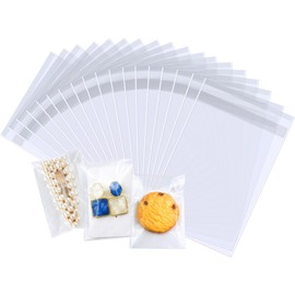 PigPotParty 2"x3" Cellophane Cookie Bags Self Sealing, 200 Pcs Clear Plastic Treat Individual Cookie Bags with seal, Perfect for Goodies, Party Favors, Snacks, Gift Wrapping