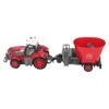 RC Farm Tractor with Trailer Remote Control Tractor Toy RC