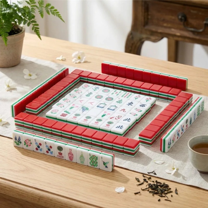 Acrylic Mahjong Red Local Warehouse Red and Pink 4-layer Acrylic