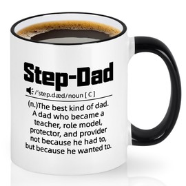 YHRJWN Step Dad Father's Day Gifts, Birthday Christmas Gifts for Step Dad, 11 Oz