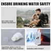 Ancable 1L Hiking Collapsible Water Bottles, 4-Pack 33OZ BPA-Free Foldable