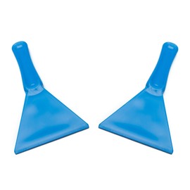 EarlyGrow 10cm Wide Plastic Ice Scraper Ice Snow Frost Removal for Cars, Vans, 4x4s, Truck Windscreen and Windows No Scratches (1, Blue)