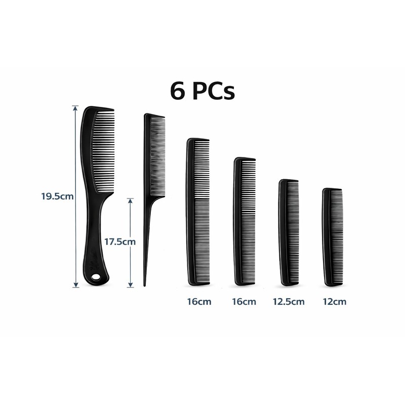 Hair Styling Comb Set | Detangling Comb Teasing Sectioning Smoothing